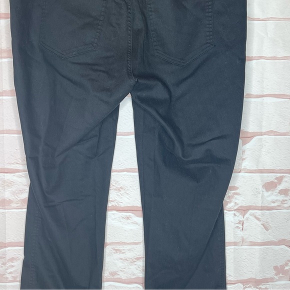 IMAN JEANS WOMENS PLUS 1X BLACK 3 POCKET STRAIGHT LEG GOLD BUTTON CLOSE - Picture 4 of 9